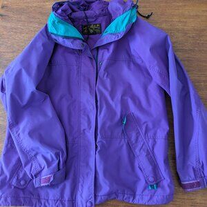 VTG 90s Eddie Bauer Gore Tex Purple Raincoat